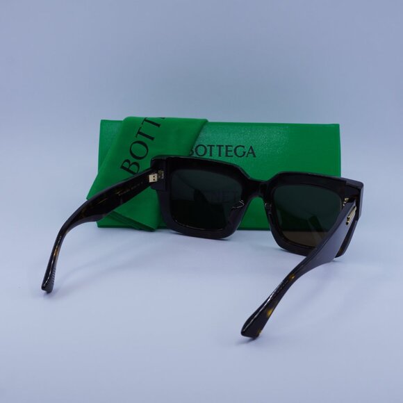 Bottega Veneta BV1212S 002 Sunglasses Havana Square Frame, Brown Lenses - Picture 11 of 11